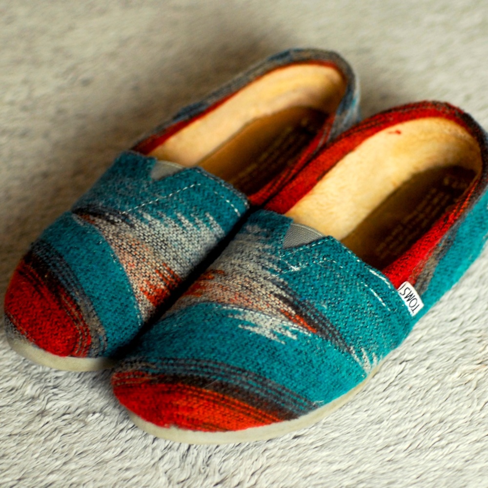 Toms Knitted Tribal Print - W7.5